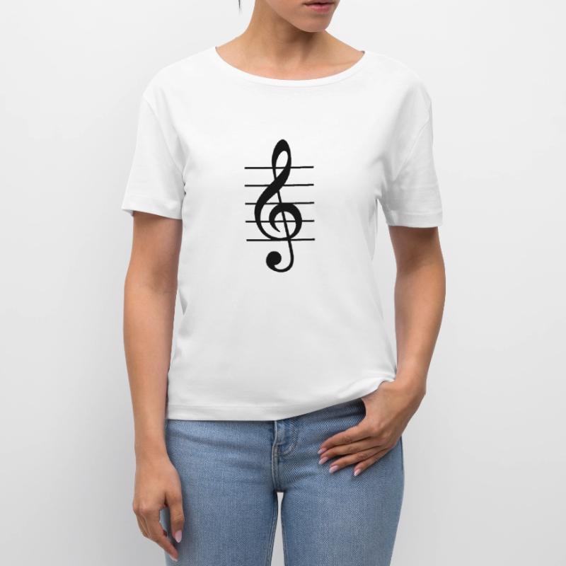 nøgle Stanley/Stella Relaxed SERENA økologisk T-shirt til damer med rund hals