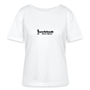 Erzieherin: Ich und meine Follower - Stanley/Stella Relaxed Rundhals Frauen Bio-T-Shirt SERENA - Weiß - Vorne - Anna (173cm)