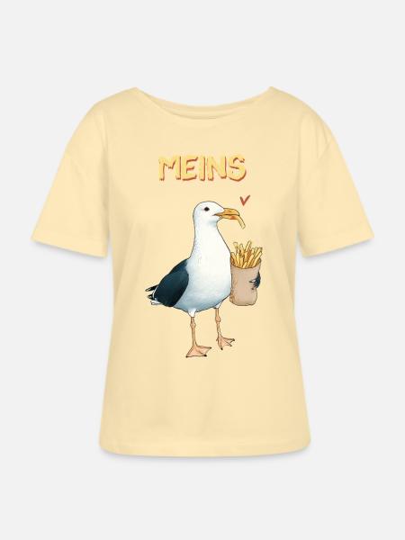 Meins - Stanley/Stella Relaxed Rundhals Frauen Bio-T-Shirt SERENA - Creme