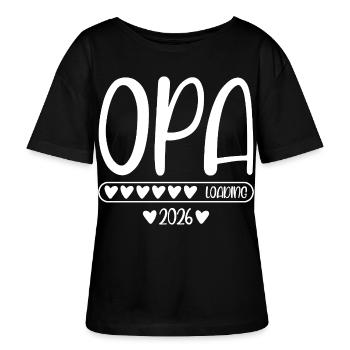 Opa 2026 loading - Stanley/Stella Relaxed Rundhals Frauen Bio-T-Shirt SERENA - Schwarz - Vorne - Anna (173cm)