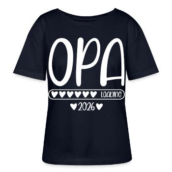 Opa 2026 loading - Stanley/Stella Relaxed Rundhals Frauen Bio-T-Shirt SERENA - Navy - Vorne - Anna (173cm)
