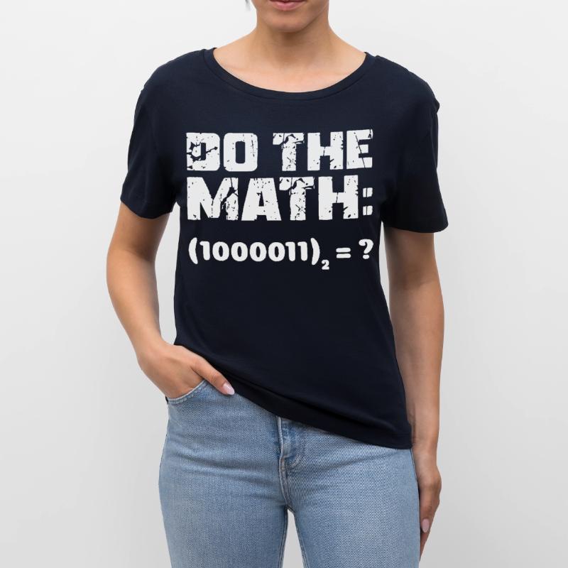 Do The Math Binary System Stanley/Stella SERENA Relaxed Women’s Organic Round Neck T-shirt
