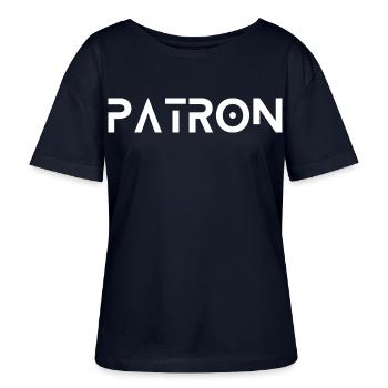 El Patron – The Chef Look - Stanley/Stella SERENA Relaxed Women’s Organic Round Neck T-shirt - navy - Front - Anna (173cm)