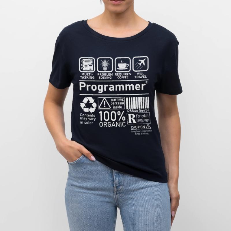 Programmer multi tasking problem solving requires Stanley/Stella Relaxed Rundhals Frauen Bio-T-Shirt SERENA