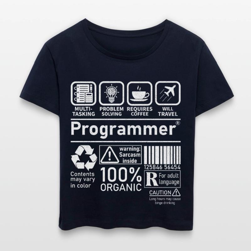 Programmer multi tasking problem solving requires Stanley/Stella Relaxed Rundhals Frauen Bio-T-Shirt SERENA