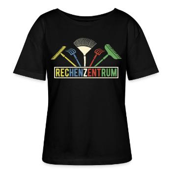 Rechenzentrum Lustiges Hobbygärtner Geschenk - Stanley/Stella Relaxed Rundhals Frauen Bio-T-Shirt SERENA - Schwarz - Vorne - Anna (173cm)