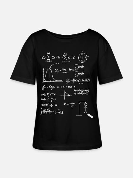 Mathematik - Stanley/Stella Relaxed Rundhals Frauen Bio-T-Shirt SERENA - Schwarz