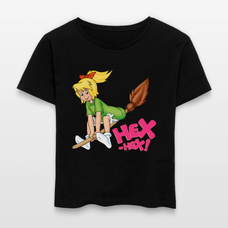 Bibi Blocksberg flies on mashed potatoes Hex-Hex! Stanley/Stella SERENA Relaxed Women’s Organic Round Neck T-shirt