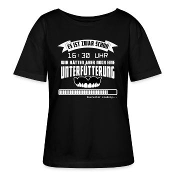 Zahntechniker Unterfütterung Ausraster - Stanley/Stella Relaxed Rundhals Frauen Bio-T-Shirt SERENA - Schwarz - Vorne - Anna (173cm)