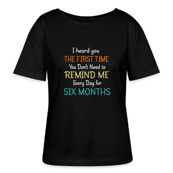 Faul Prokrastination Faulenzer Faulheit - Stanley/Stella Relaxed Rundhals Frauen Bio-T-Shirt SERENA - Schwarz - Vorne - Anna (173cm)