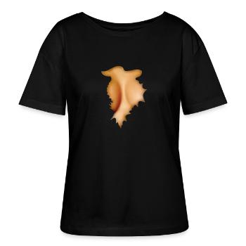 Sexy - Stanley/Stella SERENA Relaxed Women’s Organic Round Neck T-shirt - black - Front - Anna (173cm)