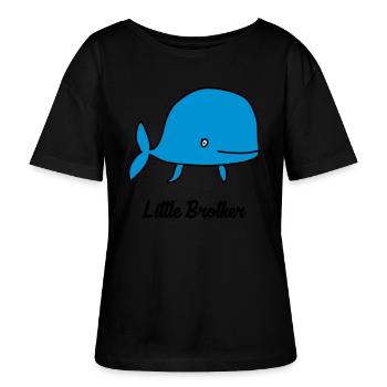 Frère Frangin Frere Naissance Bébé Frérot - T-shirt bio à col rond SERENA Stanley/Stella Femme - noir - Devant - Anna (173cm)