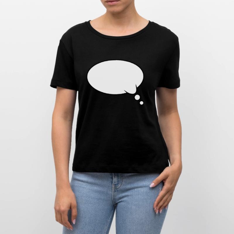 Pensée : Bubble Design T-shirt bio à col rond SERENA Stanley/Stella Femme