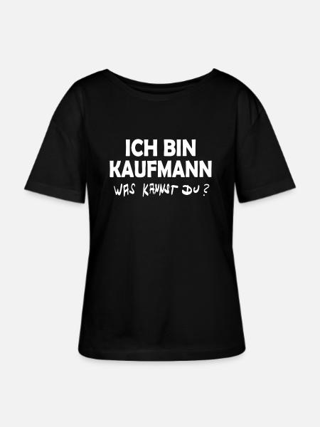 Beruf Kaufmann - Stanley/Stella Relaxed Rundhals Frauen Bio-T-Shirt SERENA - Schwarz