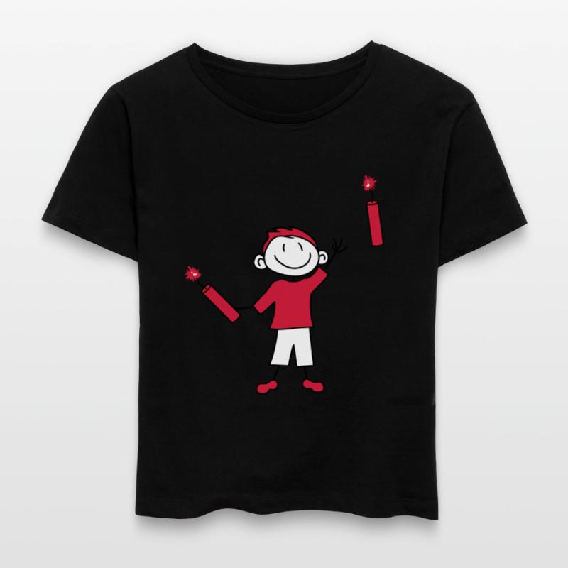 dynamite tnt nitro kuender bombe lancer explosion a T-shirt bio à col rond SERENA Stanley/Stella Femme