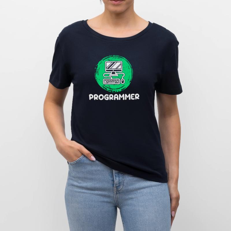 Computer Developer Programmierer Computerfreak Stanley/Stella Relaxed Rundhals Frauen Bio-T-Shirt SERENA