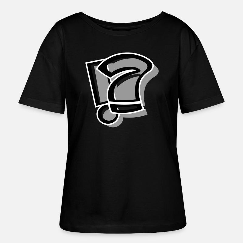 !? Point d’interrogation d’exclamation - T-shirt bio à col rond SERENA Stanley/Stella Femme - noir
