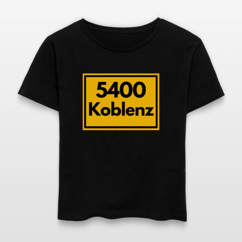 OLD POSTCODE POSTCODE RETRO 5400 KOBLENZ GERMAN Stanley/Stella SERENA Relaxed Women’s Organic Round Neck T-shirt