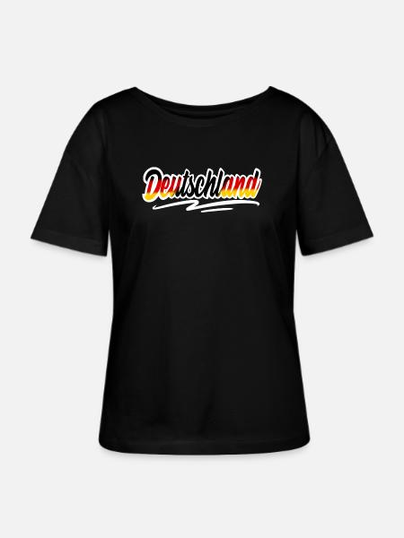 Deutschland - Stanley/Stella Relaxed Rundhals Frauen Bio-T-Shirt SERENA - Schwarz