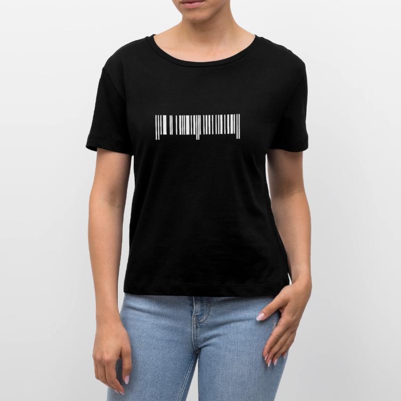 Barcode - Strichcode Stanley/Stella Relaxed Rundhals Frauen Bio-T-Shirt SERENA