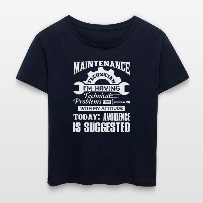Maintenance Technician Having Technical Problems Stanley/Stella SERENA Relaxed Women’s Organic Round Neck T-shirt
