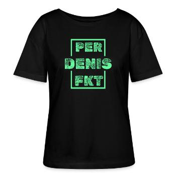 Denis dans le rôle de Denis - T-shirt bio à col rond SERENA Stanley/Stella Femme - noir - Devant - Anna (173cm)