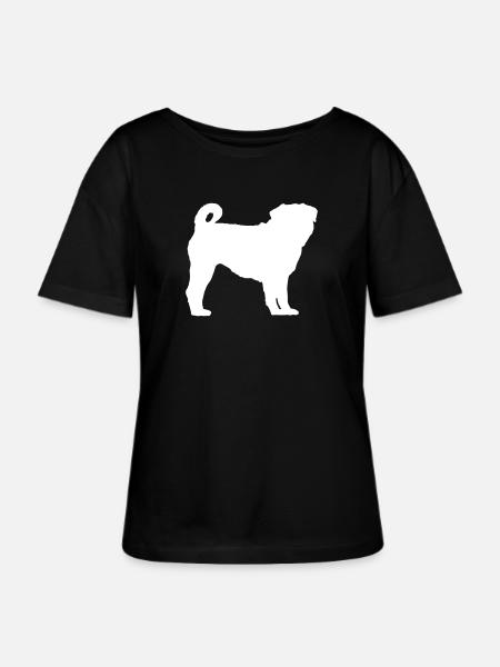 MOPS Silhouette - Stanley/Stella Relaxed Rundhals Frauen Bio-T-Shirt SERENA - Schwarz