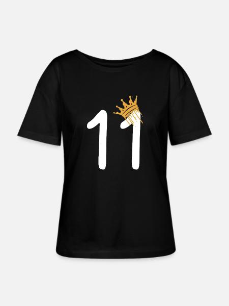 11 - Stanley/Stella Relaxed Rundhals Frauen Bio-T-Shirt SERENA - Schwarz