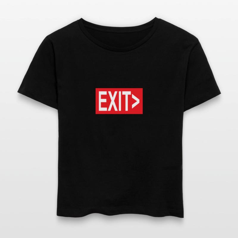 Exit / Exit / Emergency Exit Stanley/Stella SERENA Relaxed Women’s Organic Round Neck T-shirt