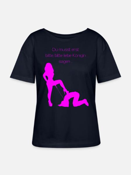 Königin - Stanley/Stella Relaxed Rundhals Frauen Bio-T-Shirt SERENA - Navy