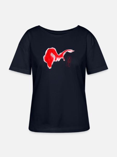 Drache - Stanley/Stella Relaxed Rundhals Frauen Bio-T-Shirt SERENA - Navy