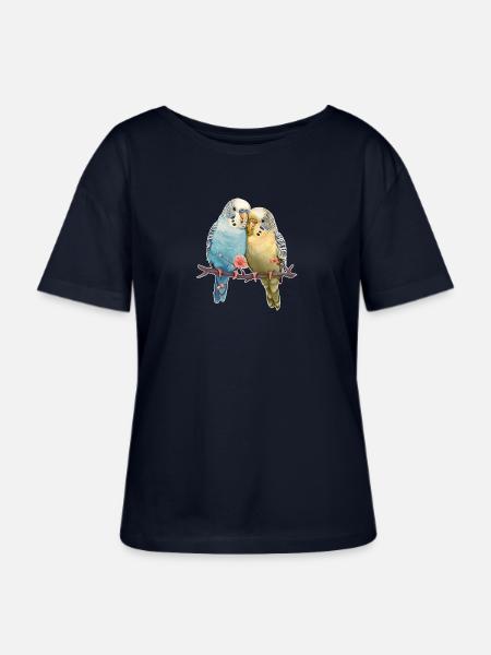 Budgies - T-shirt bio à col rond SERENA Stanley/Stella Femme - marine