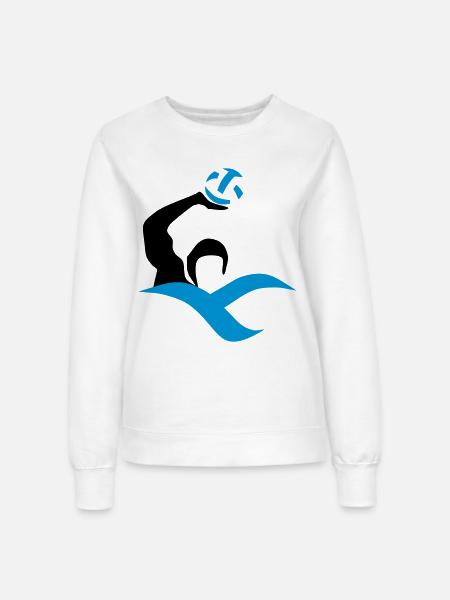 Wasserball - Frauen Sweatshirt - Weiß