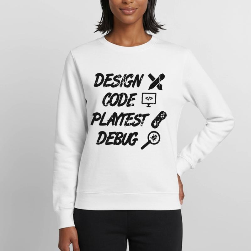 Design Code Playtest Debug Frauen Sweatshirt