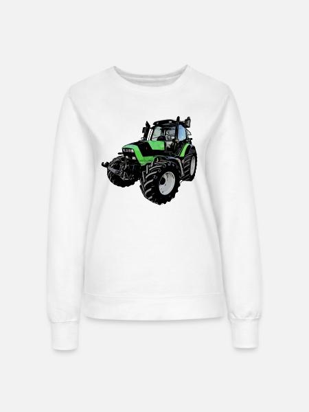 Agrotron M600 - Frauen Sweatshirt - Weiß