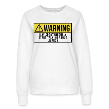 Eidechse - Frauen Sweatshirt - Weiß - Vorne - AI Model Female 172 dark (172cm)