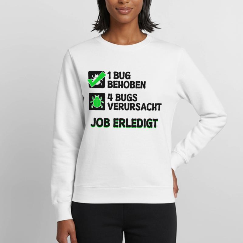 Open Source Bugfixing Bugs Developer Programmier Frauen Sweatshirt