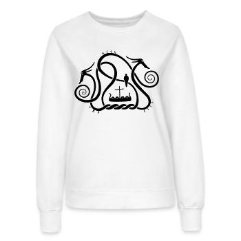 Sea serpents - Frauen Sweatshirt - Weiß - Vorne - AI Model Female 172 dark (172cm)