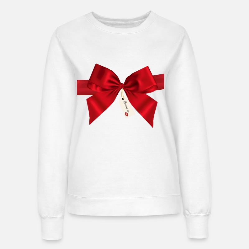 Unwrap me - Frauen Sweatshirt - Weiß