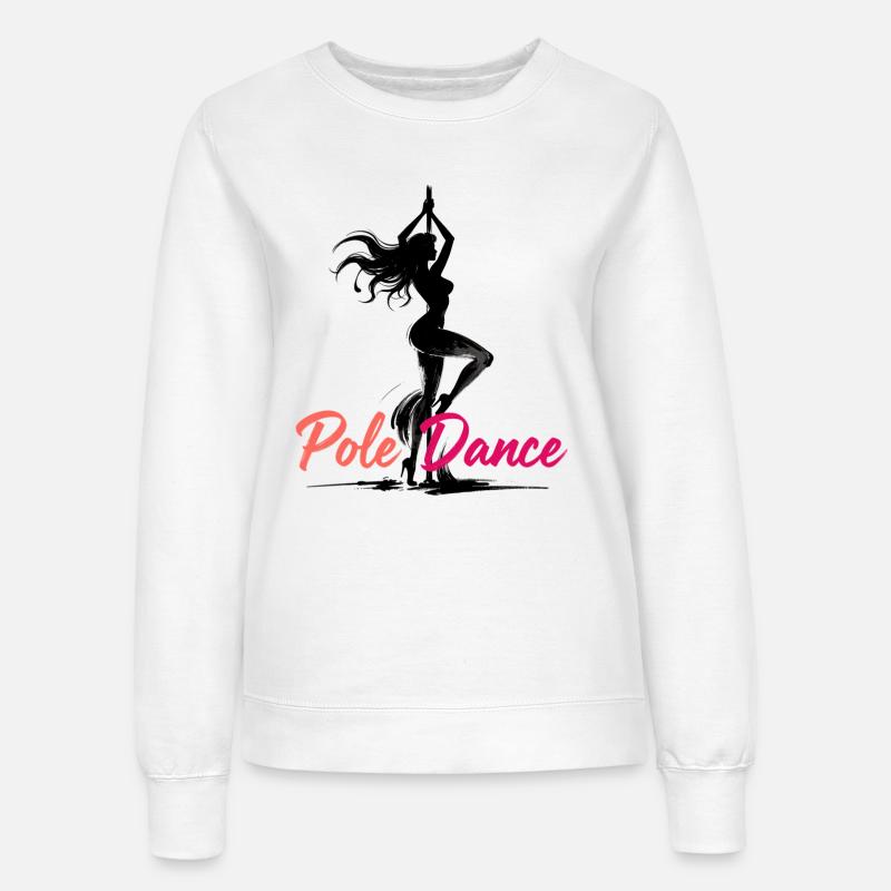 Pole Dance Poledancerin ästhetisch Geschenk - Frauen Sweatshirt - Weiß