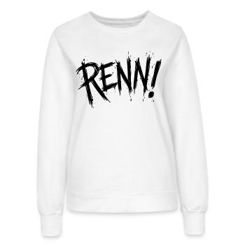 Renn! - Frauen Sweatshirt - Weiß - Vorne - AI Model Female 172 dark (172cm)