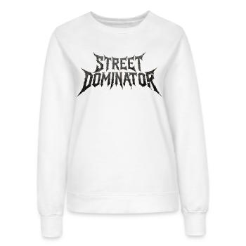 Street Dominator Performance Tuning Style - Women’s Sweatshirt - white - Front - AI Model Female 172 dark (172cm)