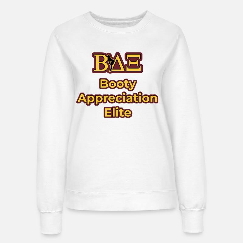 BAE Booty Appreciation Elite University-studerende - Sweatshirt til damer - hvid