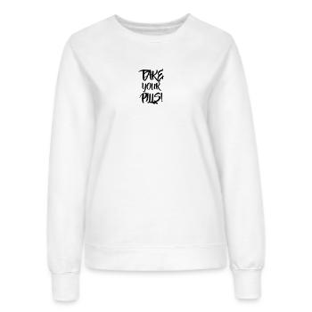 Nehme deine Pillen - Frauen Sweatshirt - Weiß - Vorne - AI Model Female 172 dark (172cm)