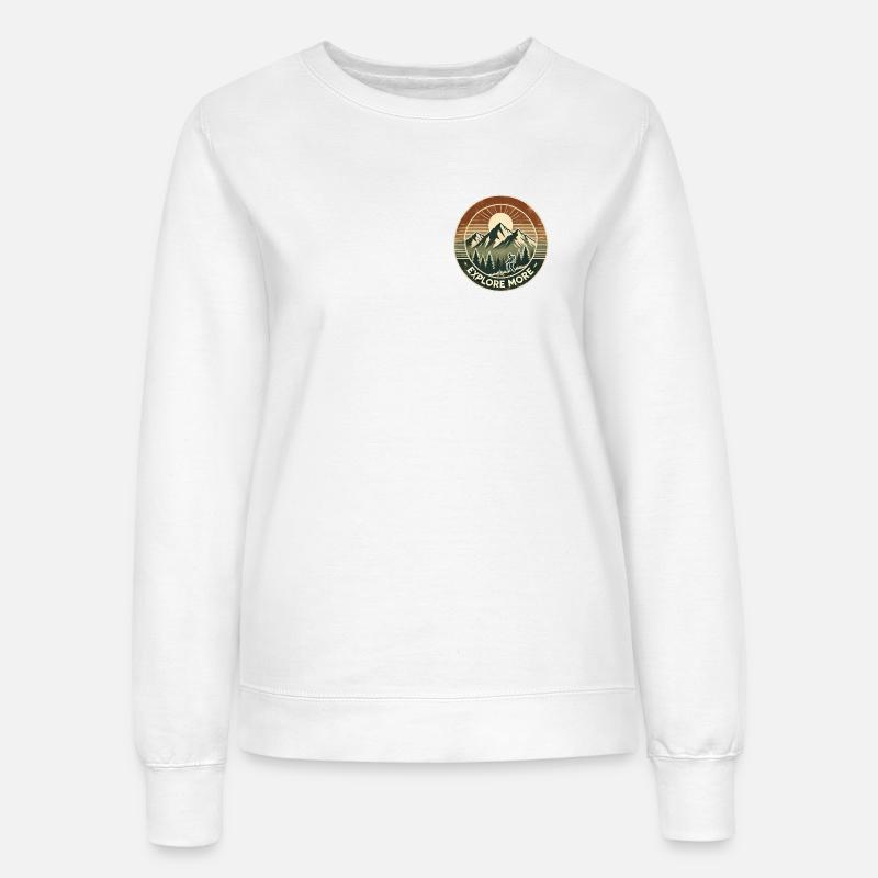 Explore More - Women’s Sweatshirt - white