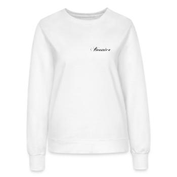 Beatrice, personalisierte Kleidung - Frauen Sweatshirt - Weiß - Vorne - AI Model Female 172 dark (172cm)