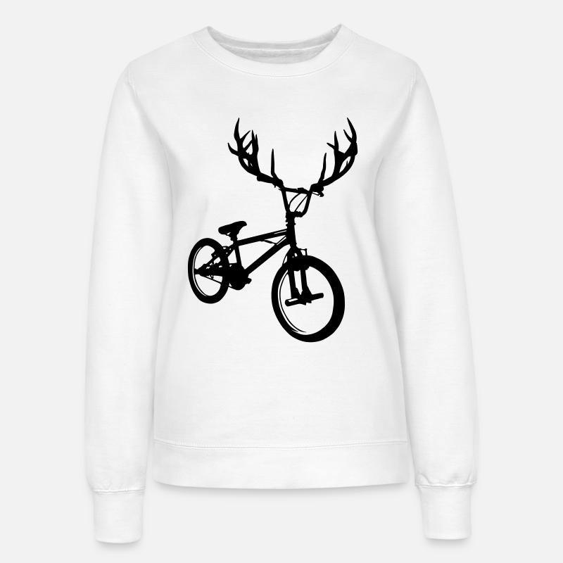 BMX sauvage - Sweat Femme - blanc