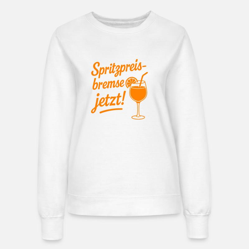 Spritzpreisbremse - Frauen Sweatshirt - Weiß