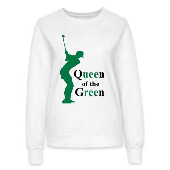 Golf - Frauen Sweatshirt - Weiß - Vorne - AI Model Female 172 dark (172cm)