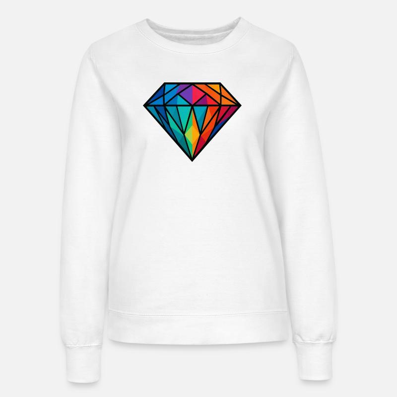 Diamond - Women’s Sweatshirt - white